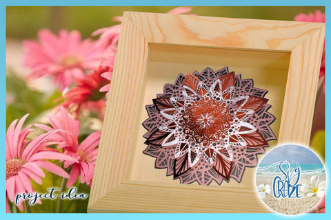 Download 3d Floral Mandala Multi Layered Mandala Svg Files For Cricut So Fontsy