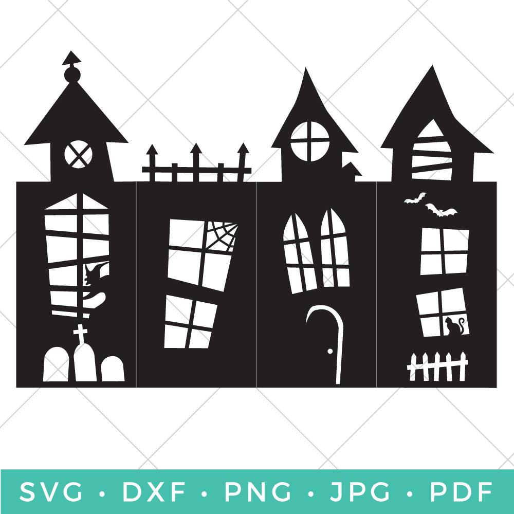 Download 3d Haunted House Lantern So Fontsy