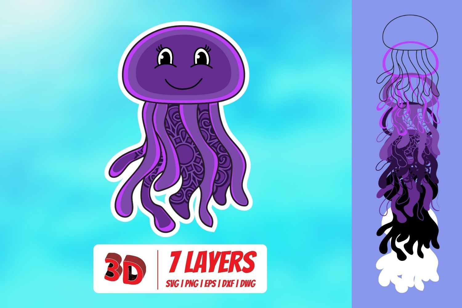 Download 3d Jellyfish Svg So Fontsy