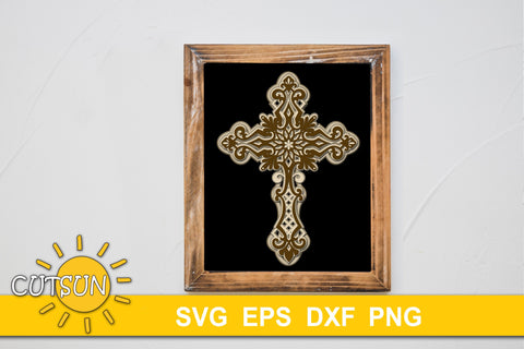 Free Free 116 Cricut Mandala Cross SVG PNG EPS DXF File