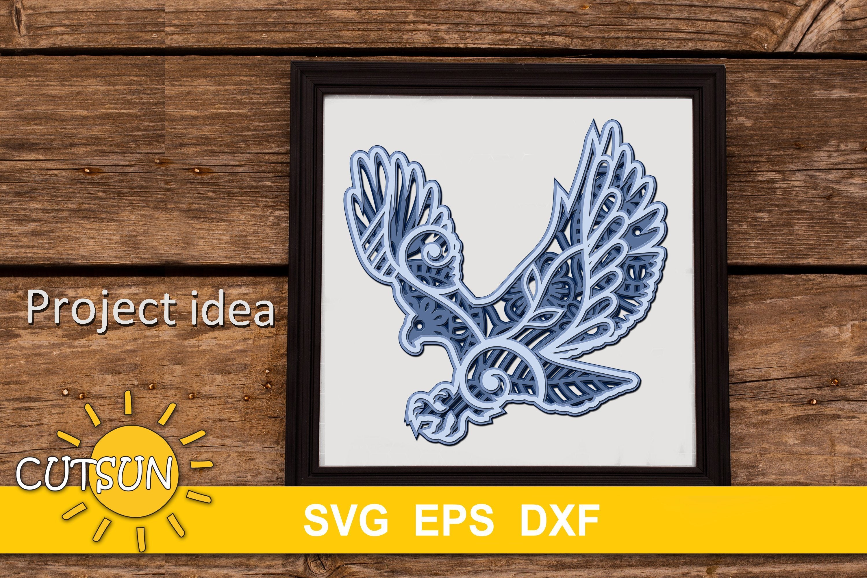 Free Free 154 Layered Eagle Mandala Svg SVG PNG EPS DXF File