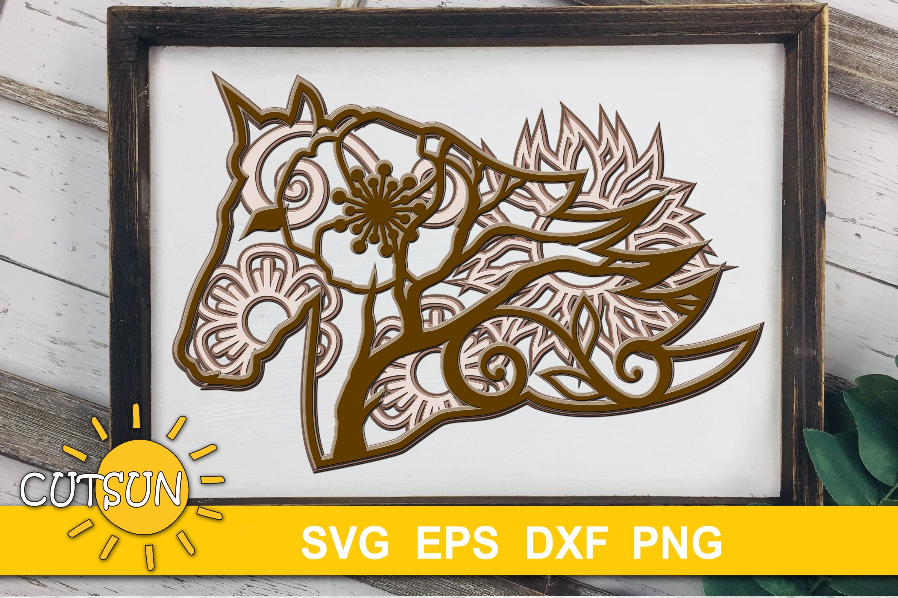 Free Free 253 Layered Horse Mandala Svg SVG PNG EPS DXF File