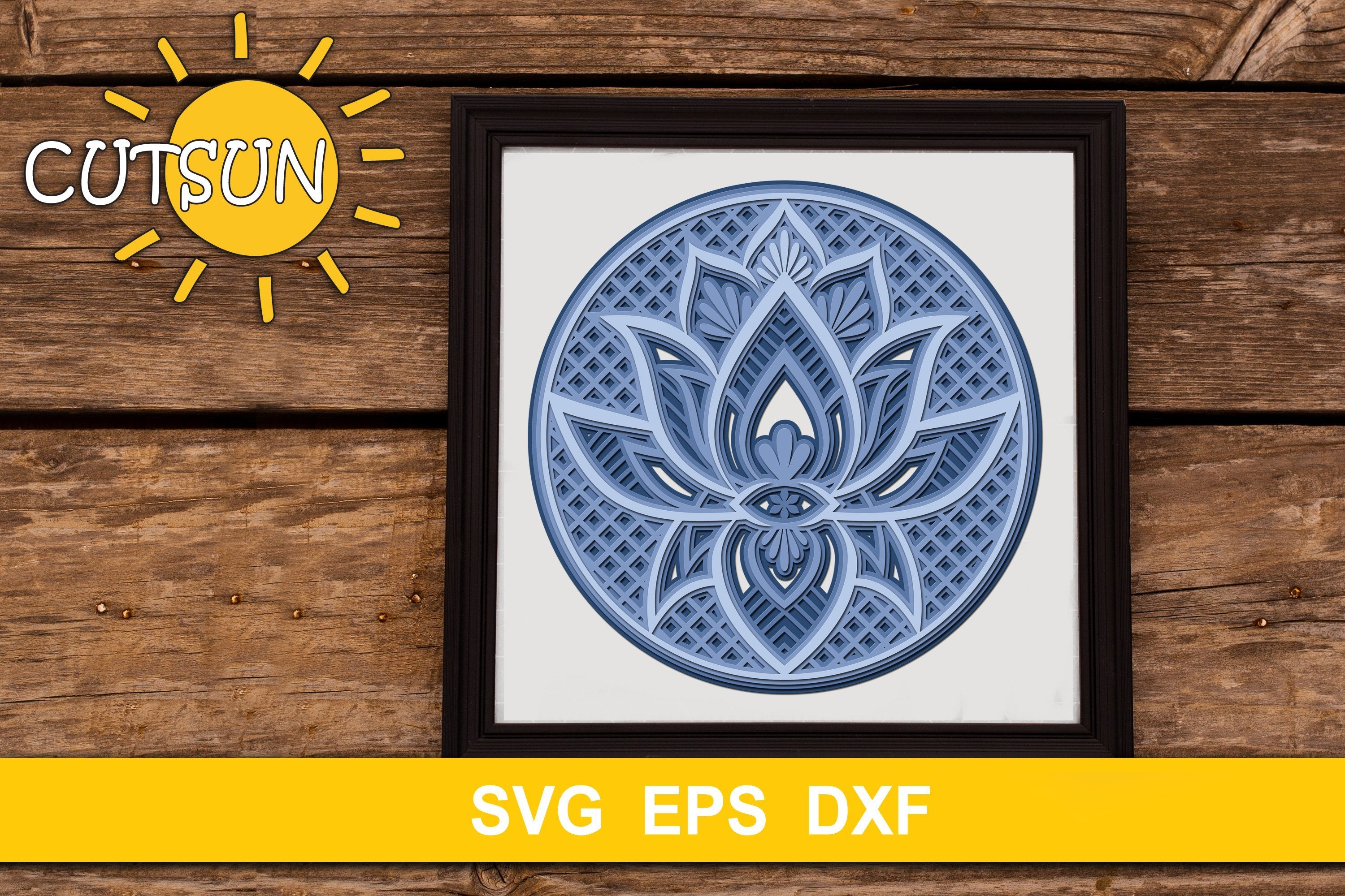 Free Free 244 Lotus Flower Mandala Svg SVG PNG EPS DXF File