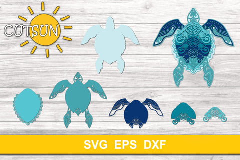 Free Free 187 Layered Turtle Mandala Svg SVG PNG EPS DXF File