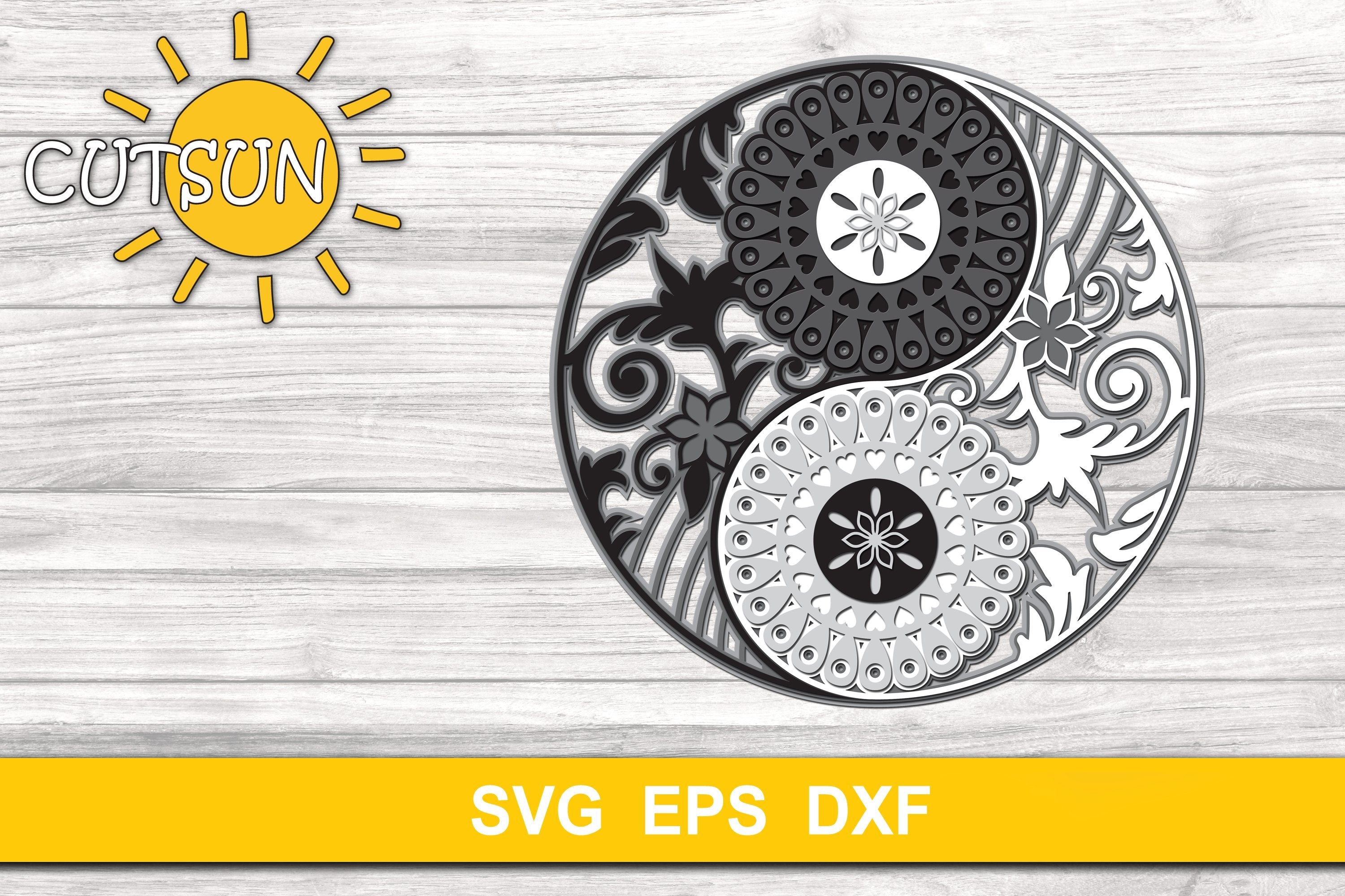 Free Free Yin Yang Mandala Svg 675 SVG PNG EPS DXF File