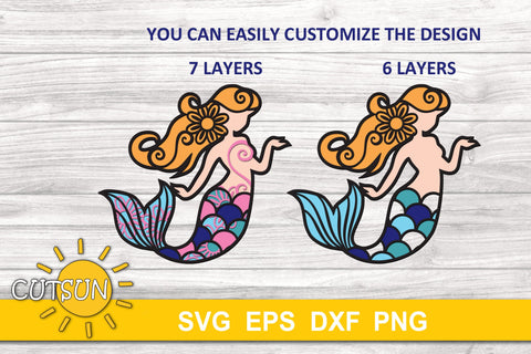 Free Free 122 Layered Mermaid Svg Free SVG PNG EPS DXF File