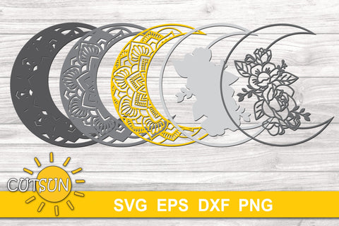 Free Free 207 Layered Moon Mandala Svg SVG PNG EPS DXF File