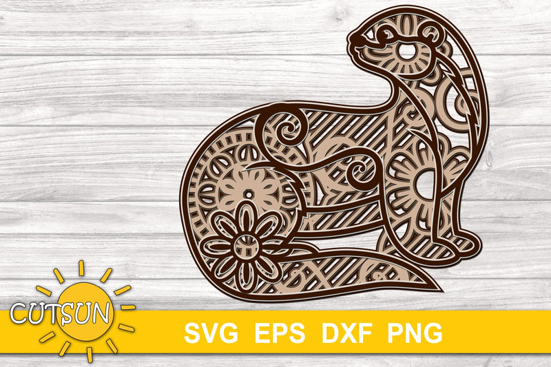 Free Free Otter Mandala Svg 475 SVG PNG EPS DXF File