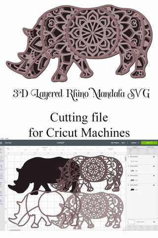 Download Art Collectibles Clip Art Svg Mandala Commercial Use Svg Mandala Svg Rhino Svg Svg Designs Svg Cut File Rhino Mandala Svg Animal Svg Mandala