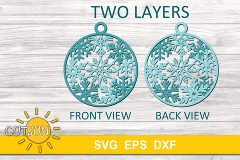 Download 3d Layered Snowflake Ornaments Bundle 15 Versions So Fontsy