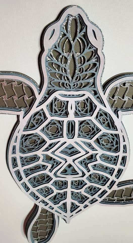 Free Free 292 3D Layered Mandala Turtle SVG PNG EPS DXF File