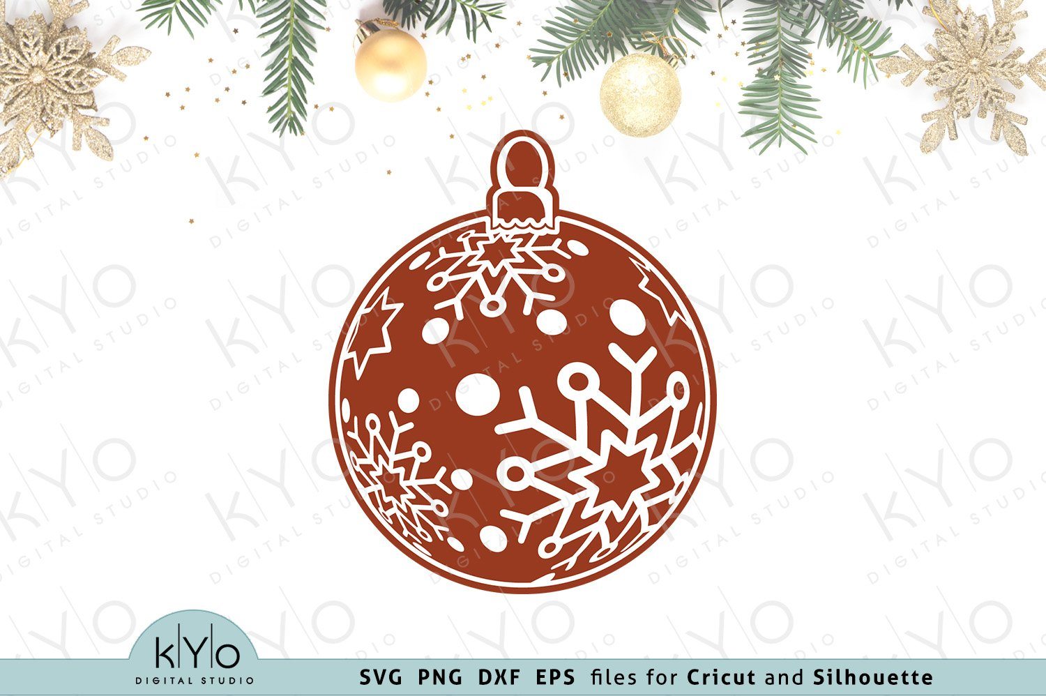 Download 3d Snowflake Christmas Tree Ball Svg Dxf Png Eps Files So Fontsy