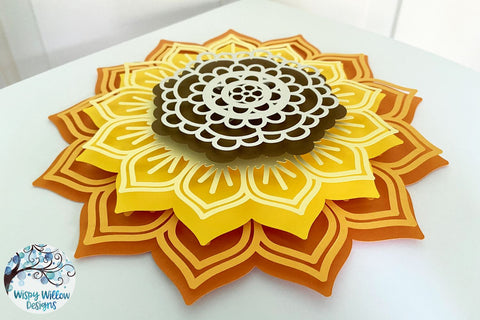 Free Free 206 Sunflower Mandala Cricut SVG PNG EPS DXF File