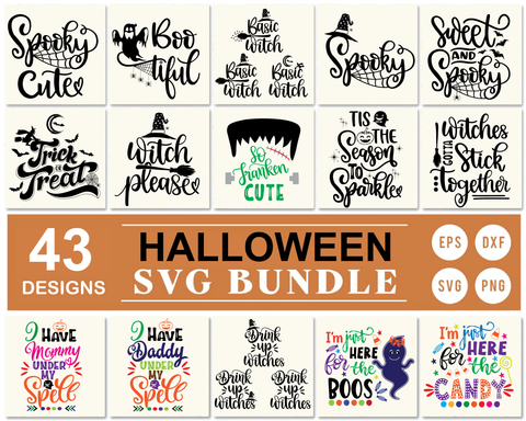 Download 43 Styles Halloween Svg Bundle So Fontsy
