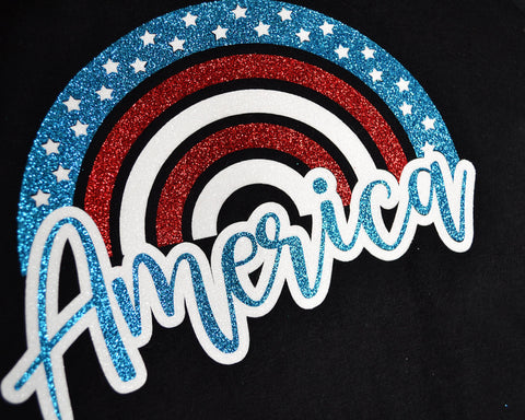 Download 4th July Svg America Rainbow American Flag Shirt So Fontsy