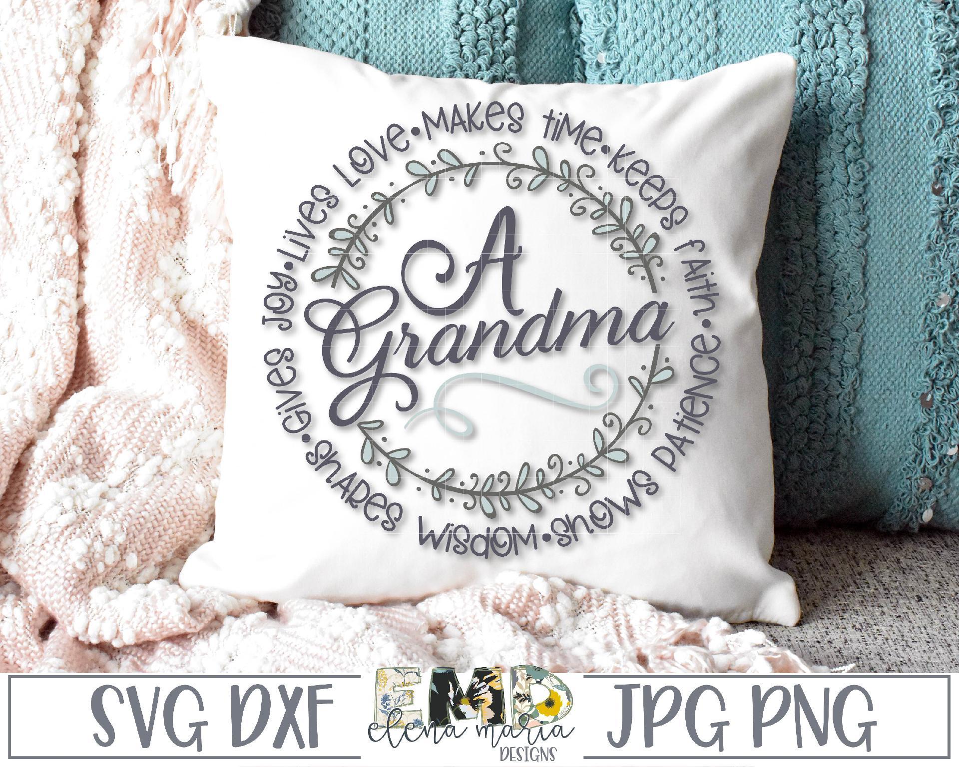 Download A Grandma Svg File So Fontsy