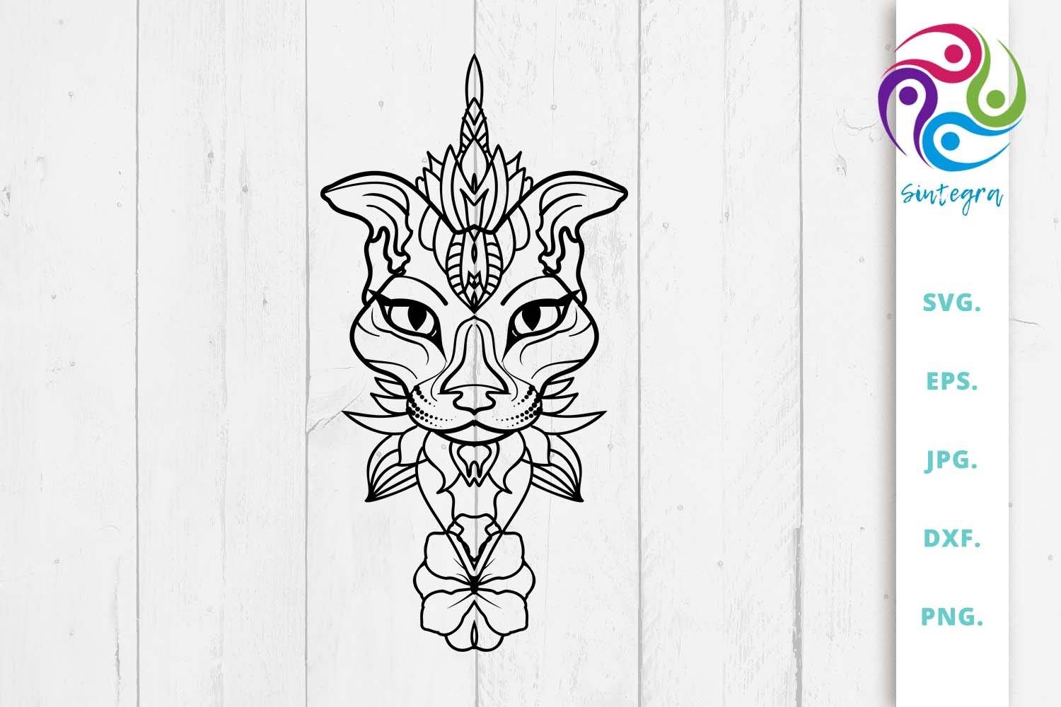 Download Abstract Cat Mandala Svg Mandala Cat Shirt Svg Cute Mandala Cat Cut File For Cricut Silhouette Svg Cat Svg So Fontsy