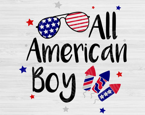 Download All American Boy Svg 4th Of July Svg Patriotic Svg Cut Files For Cricut And Silhouette Independence Day Svg Digital Design Printable So Fontsy