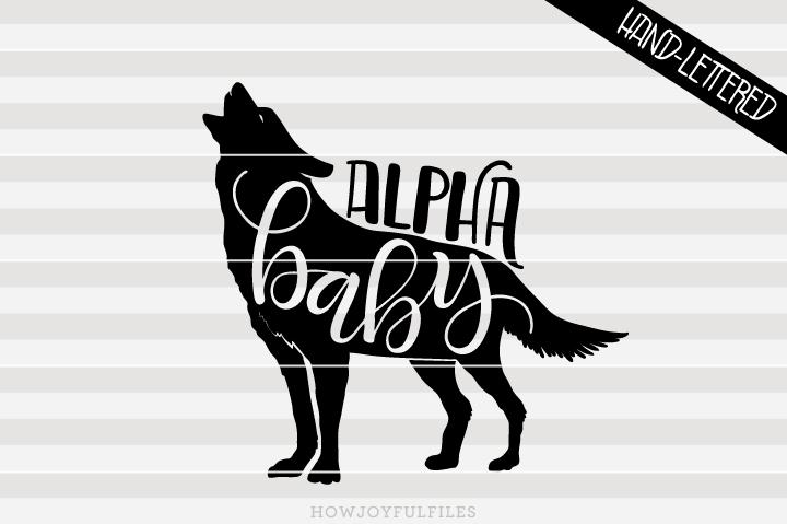 Download Alpha Baby Little Wolf Svg Png Pdf And Dxf Files So Fontsy