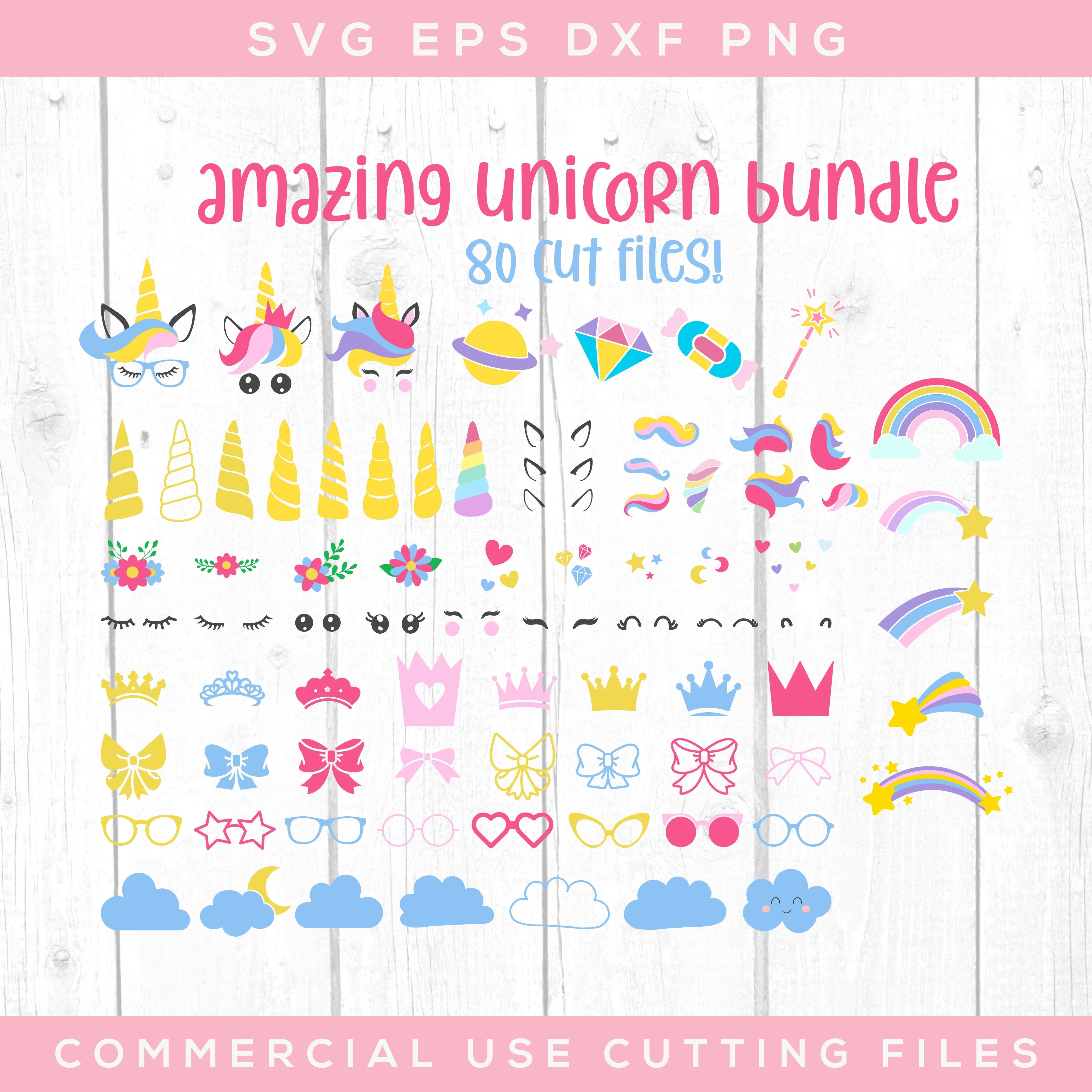 Download Amazing Unicorn Bundle Svg Unicorn Svg Unicorn Party Svg Unicorn Cricut Unicorn Kit Svg Unicorn Face Unicorn Elements So Fontsy