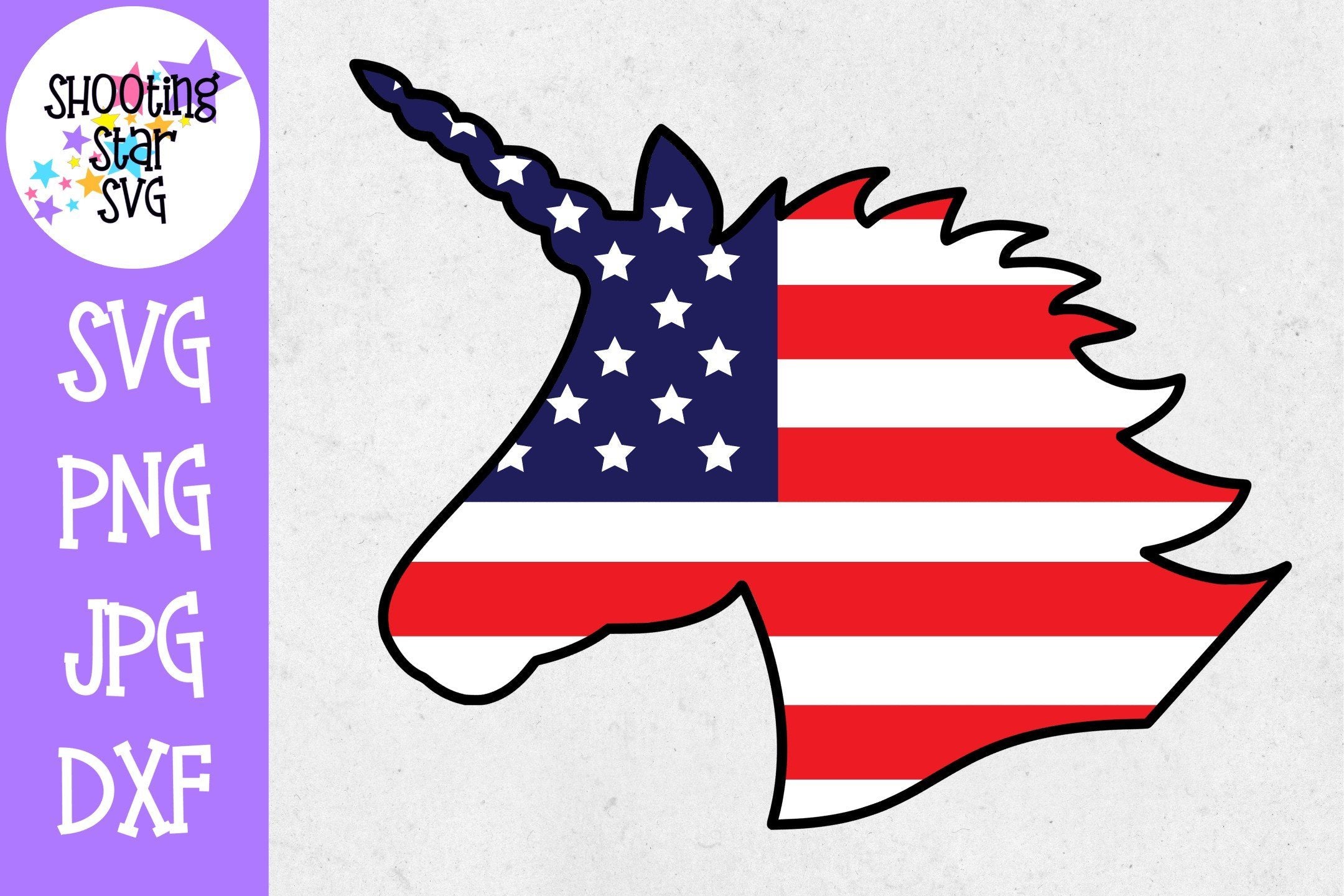 Download Americorn American Flag Unicorn Fourth Of July Svg So Fontsy