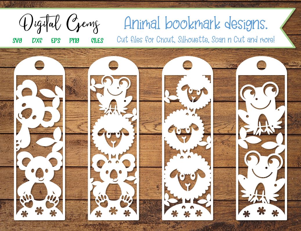 Download Animal Bookmark Paper Cut Designs Svg Dxf Eps Png Files So Fontsy