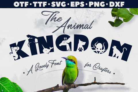 Download The Animal Kingdom Craft Font Svg Alphabet So Fontsy