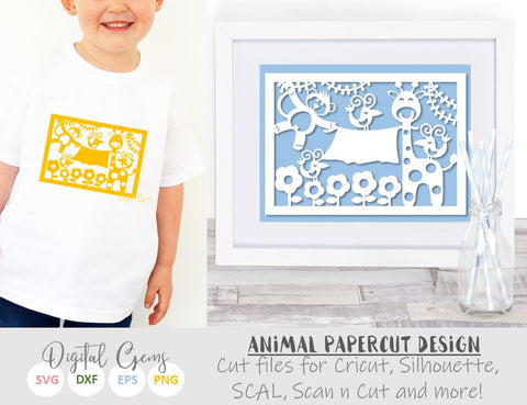 Download Animal Paper Cut Svg Dxf Eps Files So Fontsy