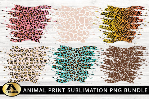 Baseball Themed Glitter Leopard Brushstrokes Sublimation Png 