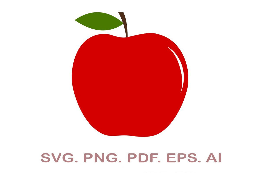 Apple SVG, School SVG, Teacher SVG - So Fontsy