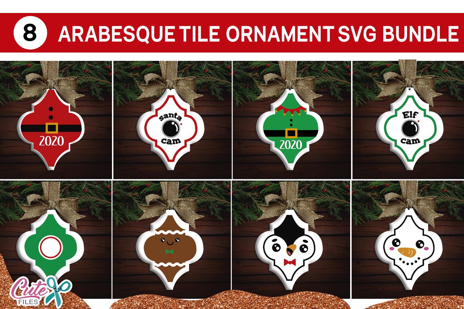 Download Arabesque Tile Ornament Svg Bundle Cut File For Crafters So Fontsy