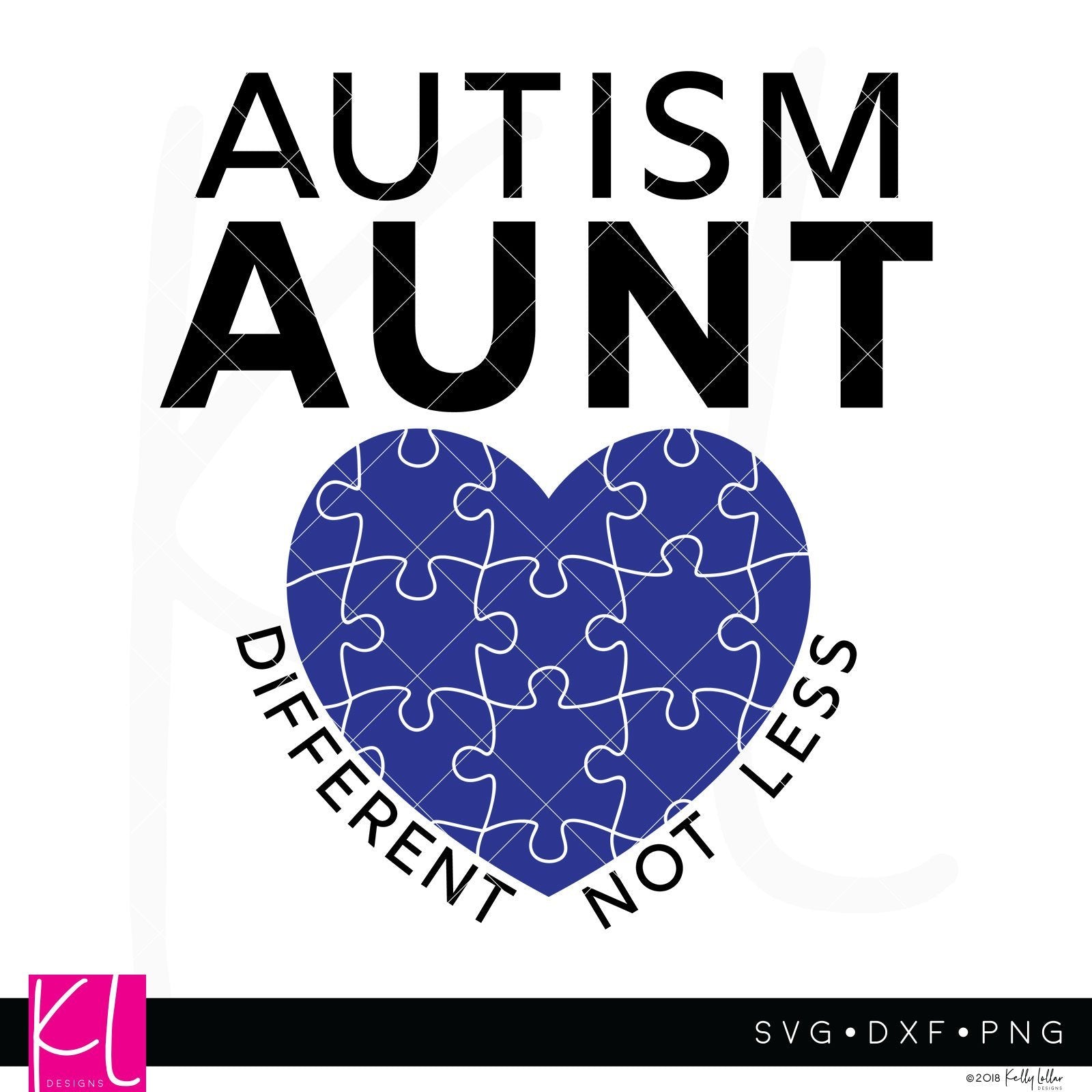 Download Autism Awareness Aunt So Fontsy