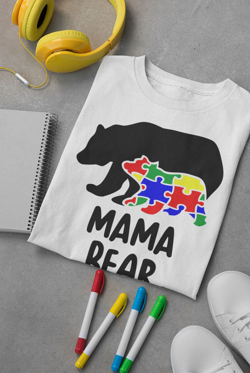 Autism Mama Bear | Autism SVG - So Fontsy