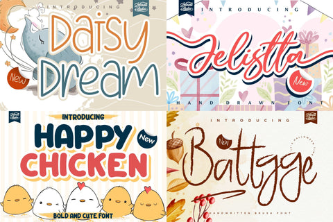 Download Awesome Big Bundle All Collection 54 Font Collection So Fontsy