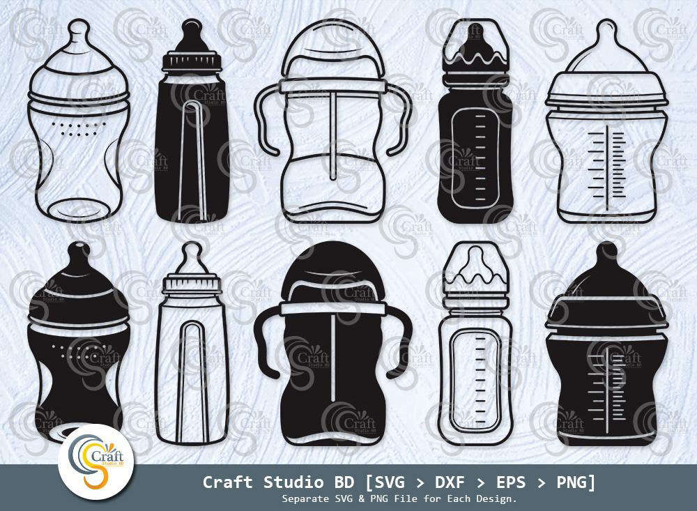 Free Free 326 Silhouette Baby Bottle Svg SVG PNG EPS DXF File