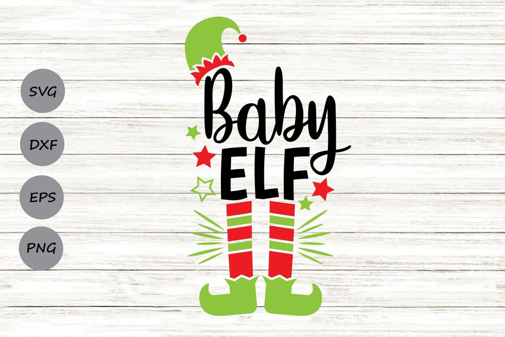 Download Baby Elf| Christmas Elf SVG Cutting Files. - So Fontsy