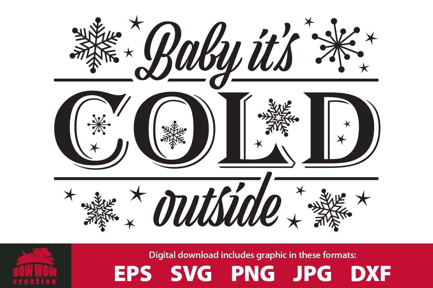 Download Baby It S Cold Outside Winter Christmas Svg Cutting File So Fontsy