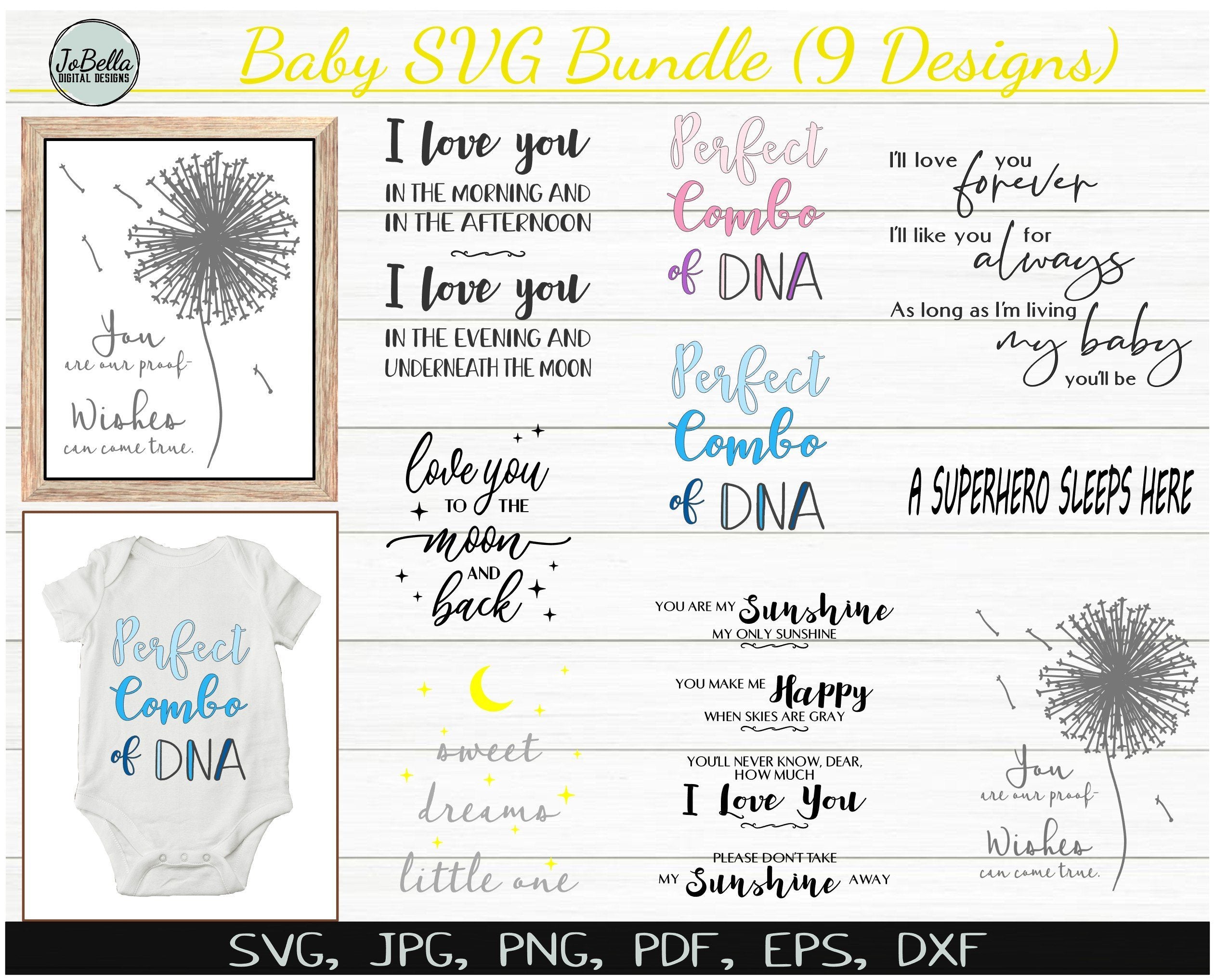 Baby Svg Bundle Sublimation Designs And Printables So Fontsy