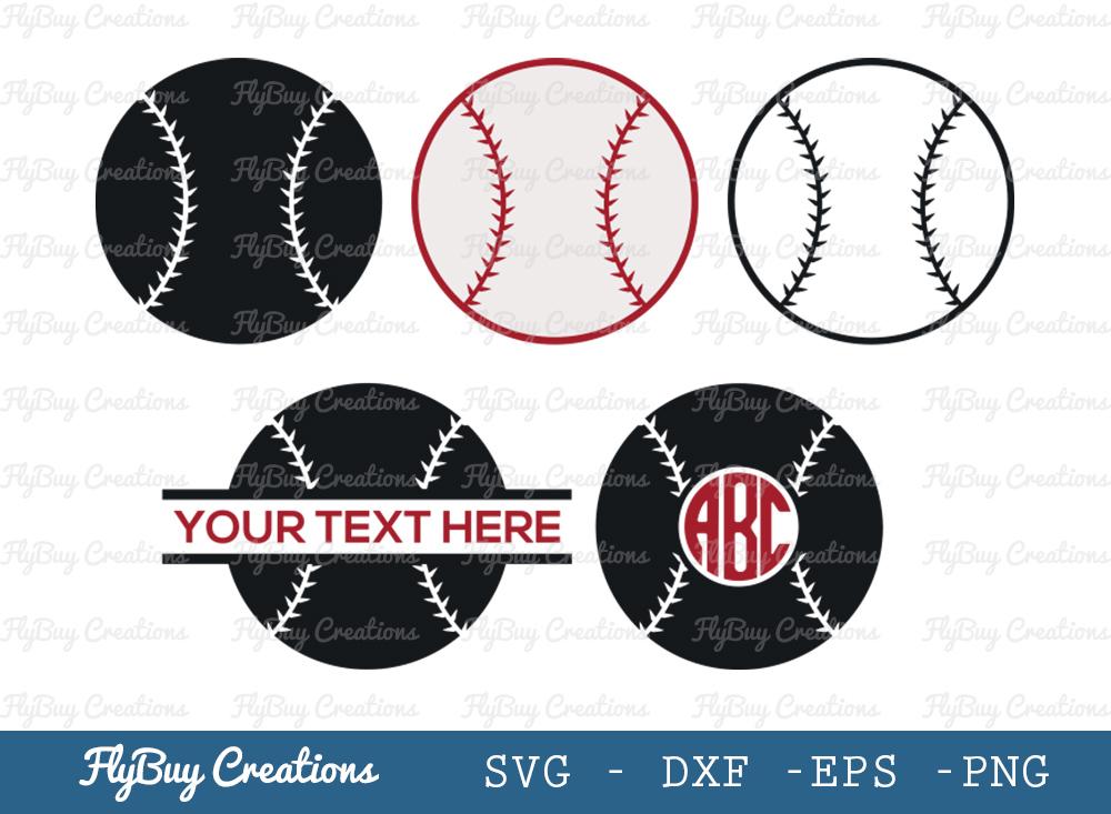 Download Base Ball Svg Cut File Sports Ball Split Monogram Circle Monogram Base Ball Svg Base Ball Silhouette Base Ball Outline So Fontsy