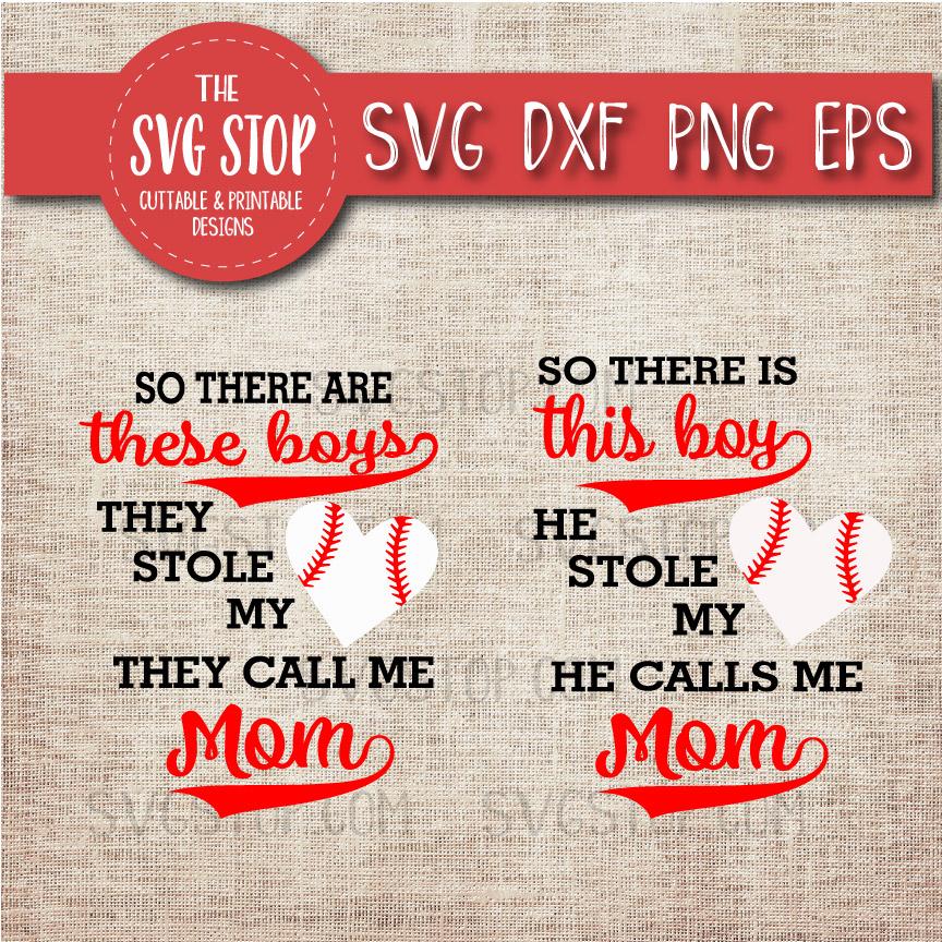 Download Baseball Boy Stole My Heart Baseball Svg Baseball Mom So Fontsy