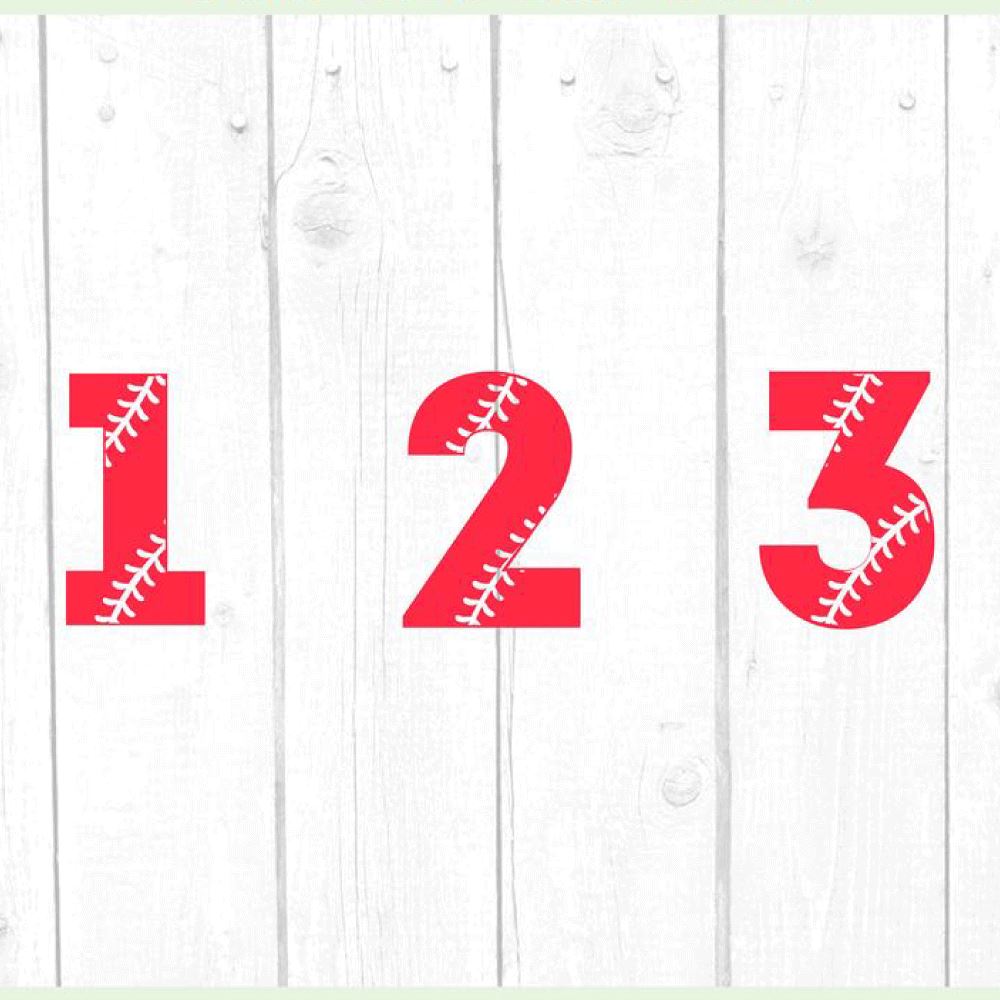 Free Free Baseball Numbers Svg 624 SVG PNG EPS DXF File