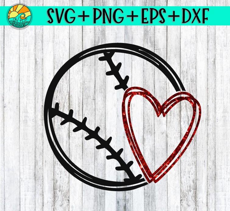 Free Free 317 Free Baseball Heart Svg SVG PNG EPS DXF File