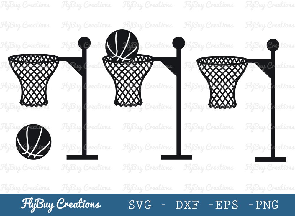 Download Basket Ball With Basket Svg Cut File Basket Ball Basket Ball And Net Basket Net Sports Ball Circle Monogram Split Monogram So Fontsy