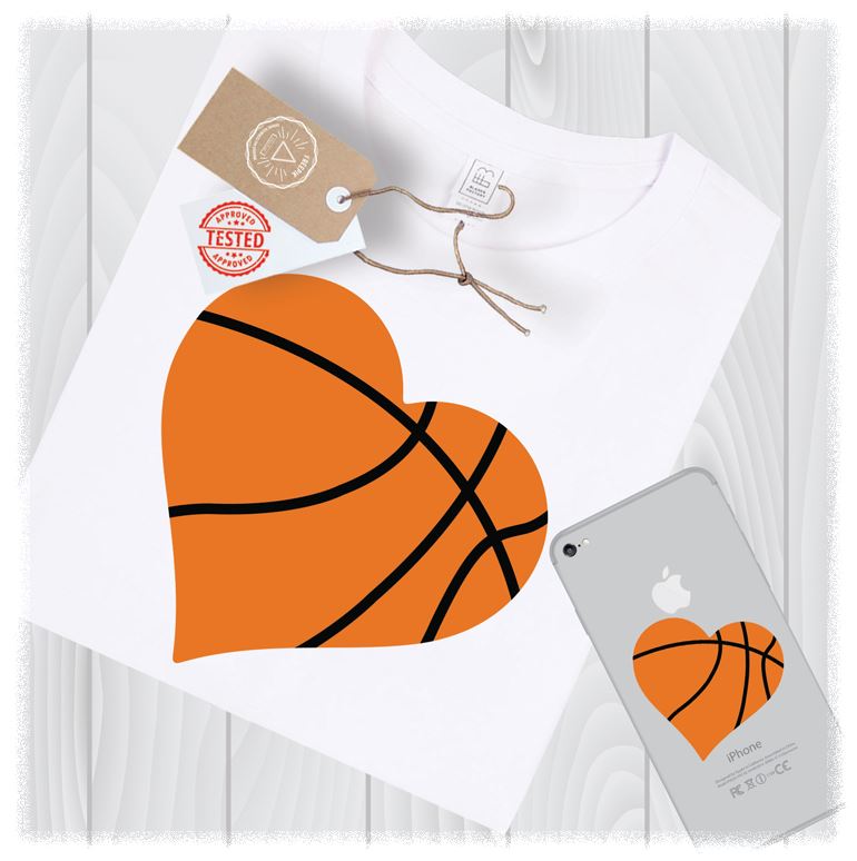 Download Basketball Heart Svg Files For Cricut Dxf Girl Designs Sports Heart Svg Basketball Svg Files For Silhouette Instant Download So Fontsy