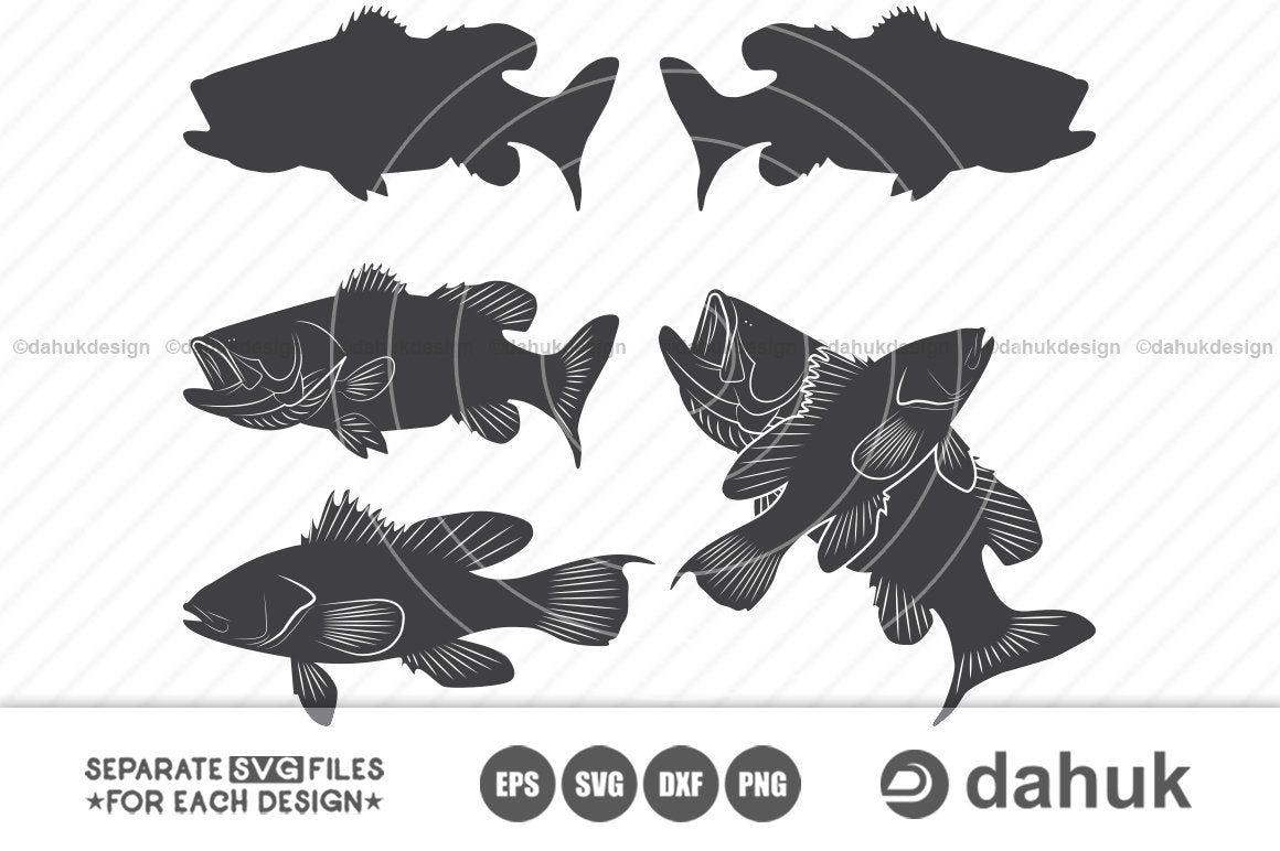 Free Free 282 Bass Fishing Silhouette Svg SVG PNG EPS DXF File