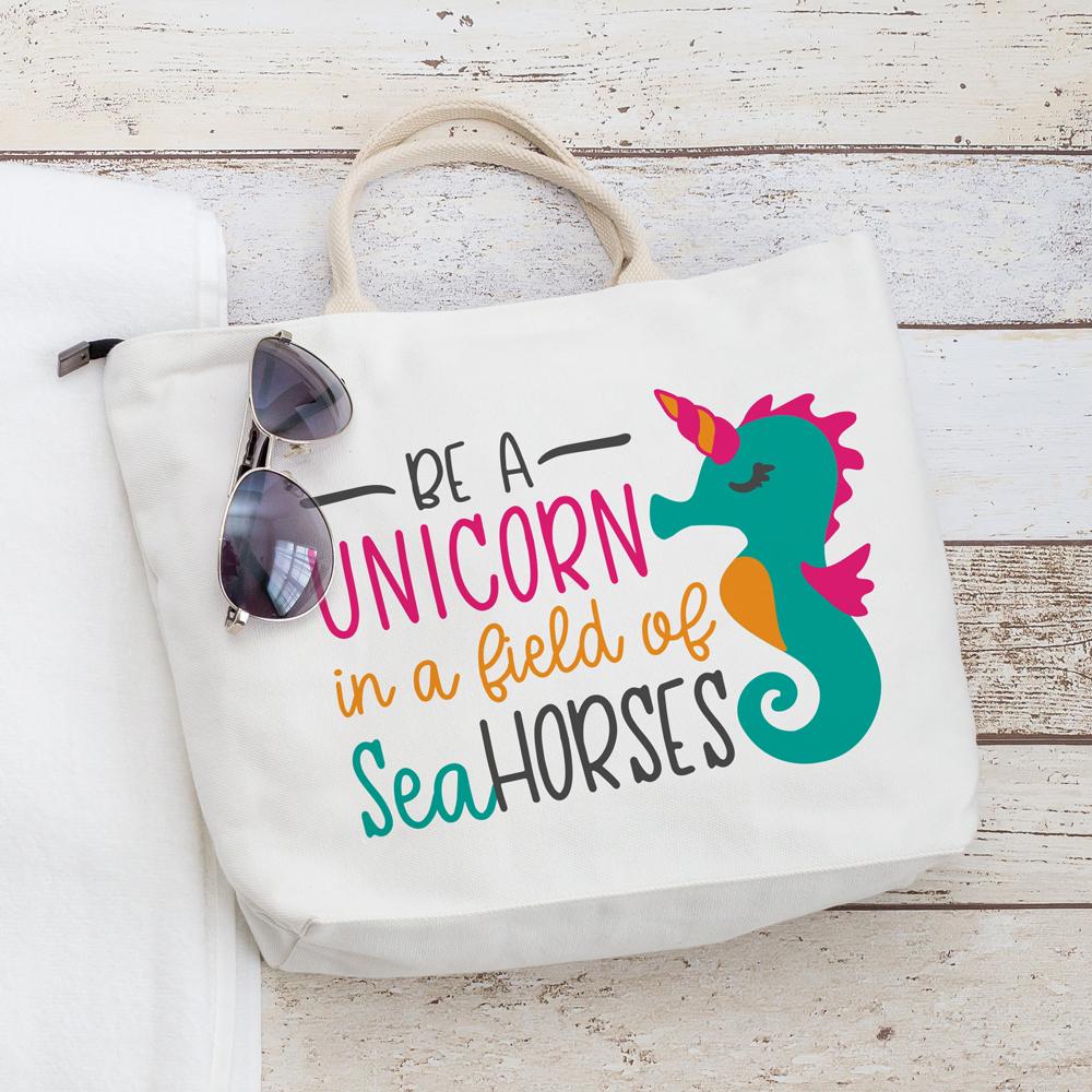 Download Be A Unicorn In A Field Of Seahorses Beach Summer Svg For Baby Kid S Shirt So Fontsy