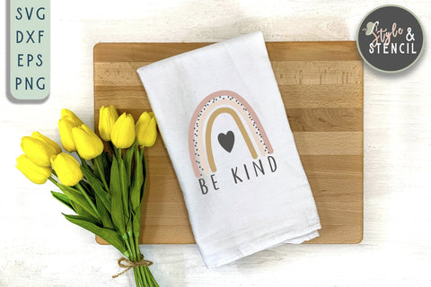 Download Be Kind Svg Rainbow Svg Boho Rainbow Be Kind Png Be Kind Kind So Fontsy