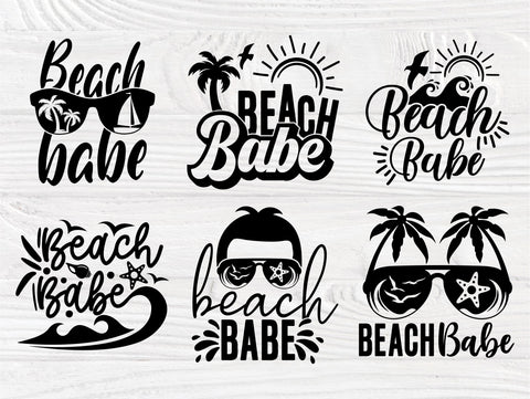 Beach Babe Svg Summer Sign Vacation Svg Shirts So Fontsy