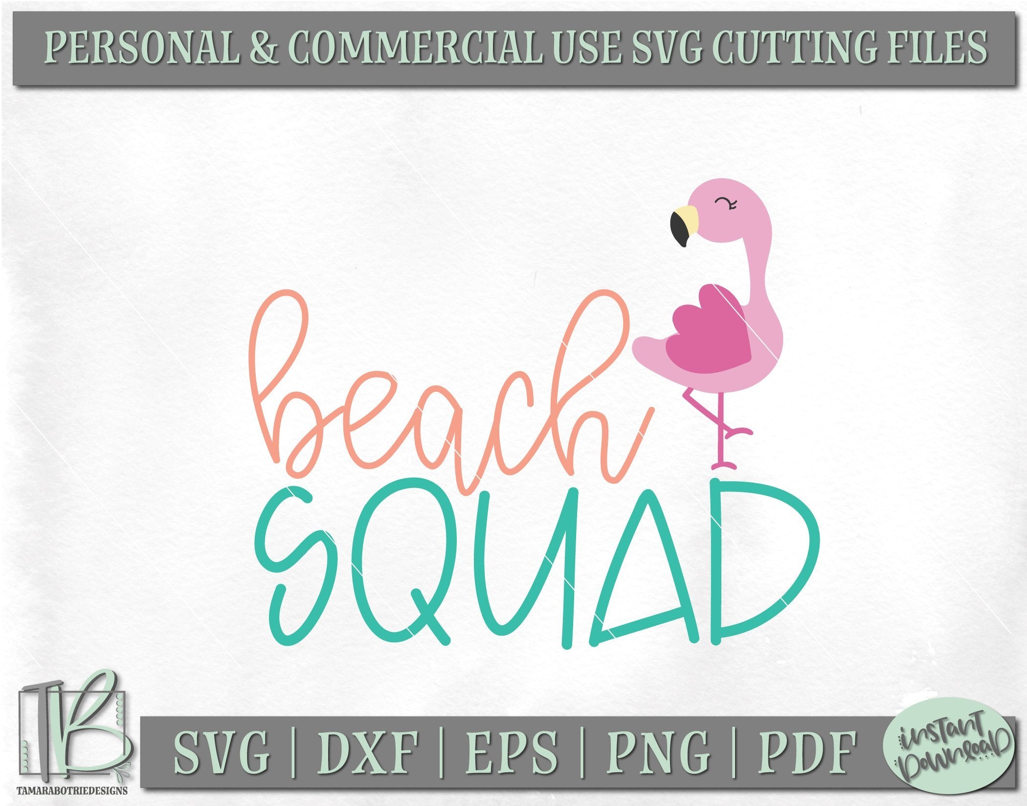 Download Beach Squad Svg Summer Svg Beach Svg Flamingo Svg So Fontsy