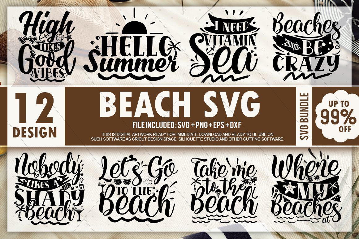 Download Beach Svg Bundle So Fontsy